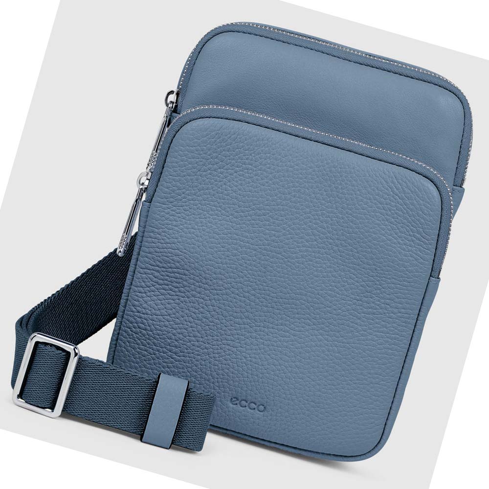 Pánské Pouches Ecco Textureblock Byty Blankyt | CZ 763RVD